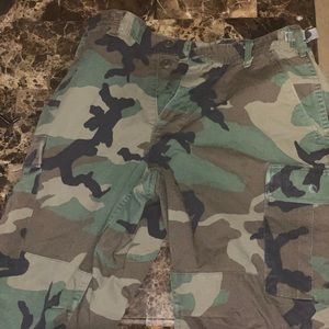 Army camo pants